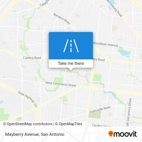 Mayberry Avenue map