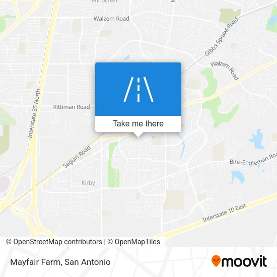 Mayfair Farm map
