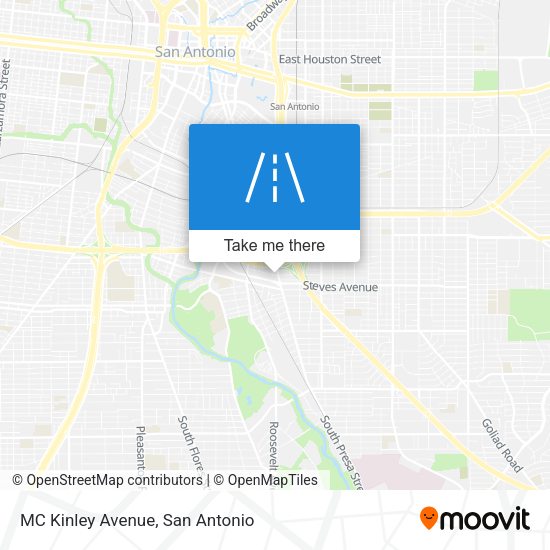 Mapa de MC Kinley Avenue