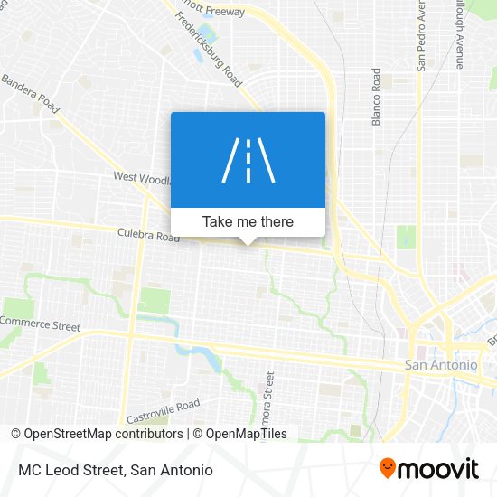 Mapa de MC Leod Street