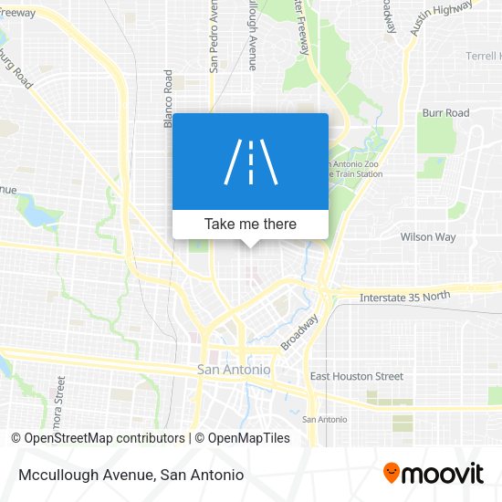 Mccullough Avenue map