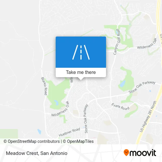 Meadow Crest map