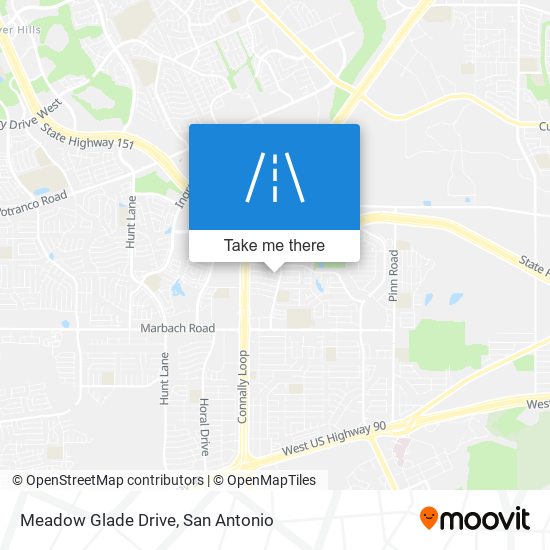 Meadow Glade Drive map