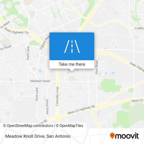 Meadow Knoll Drive map