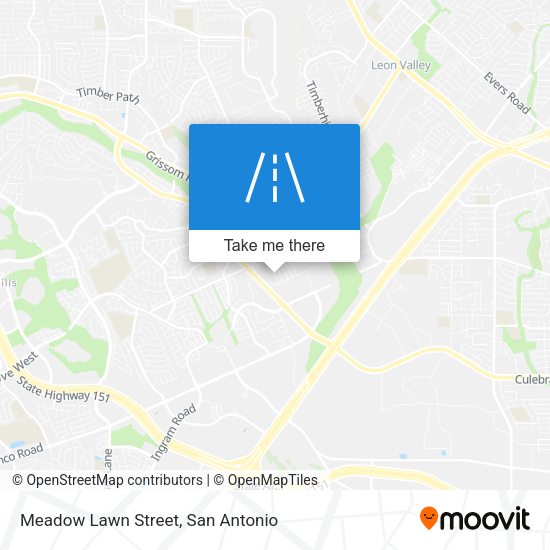 Mapa de Meadow Lawn Street
