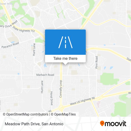 Meadow Path Drive map