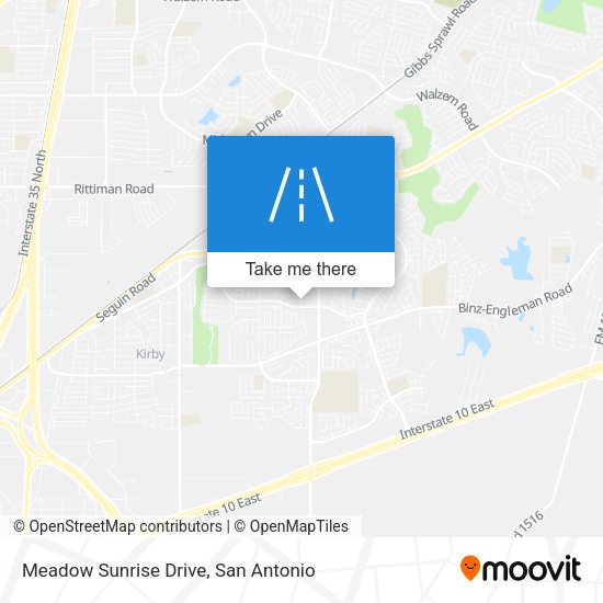 Mapa de Meadow Sunrise Drive