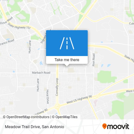 Meadow Trail Drive map