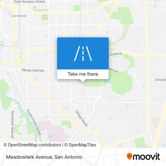 Mapa de Meadowlark Avenue
