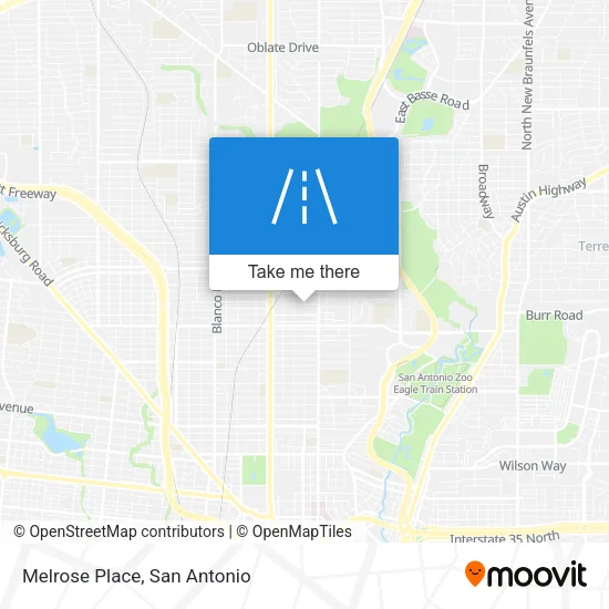 Melrose Place map