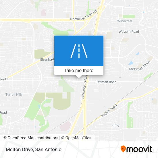 Mapa de Melton Drive