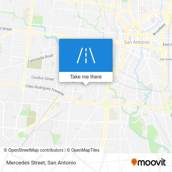 Mercedes Street map