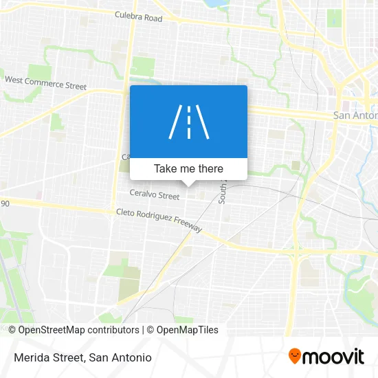 Merida Street map