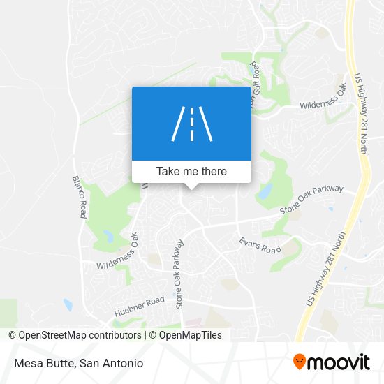 Mapa de Mesa Butte