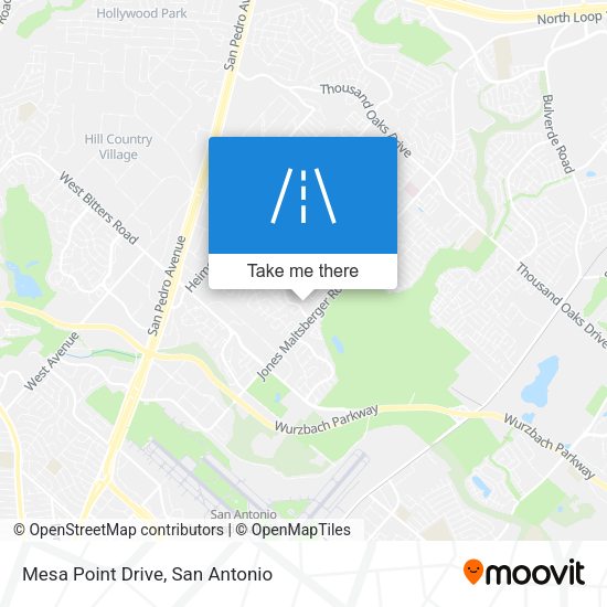 Mapa de Mesa Point Drive