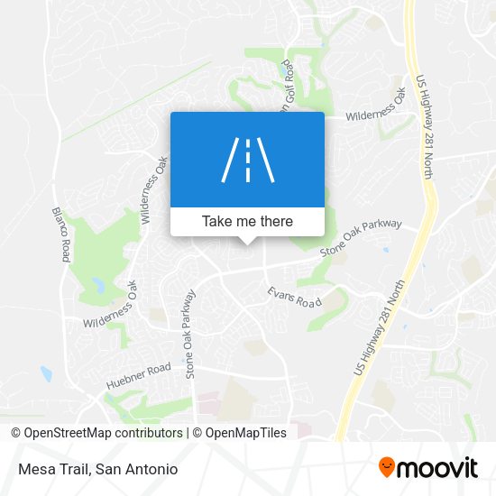 Mapa de Mesa Trail