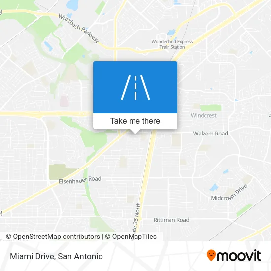 Miami Drive map