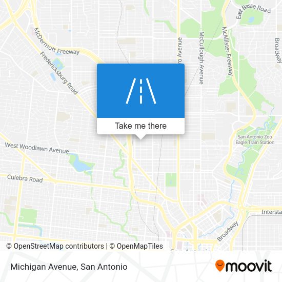 Michigan Avenue map