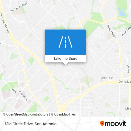 Mid Circle Drive map