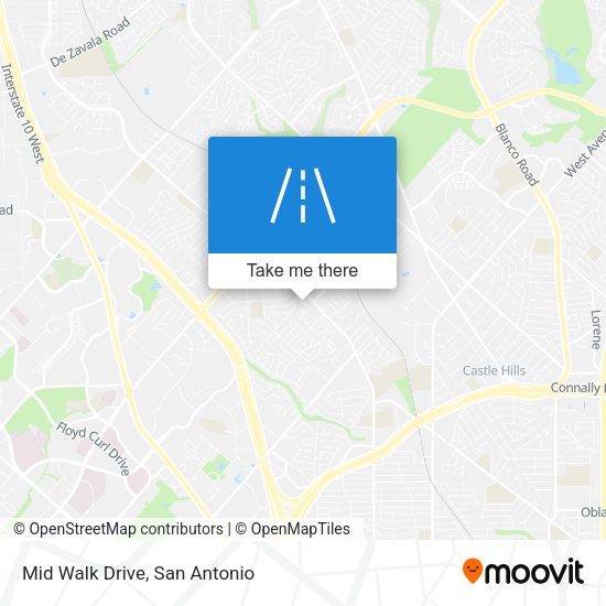 Mapa de Mid Walk Drive