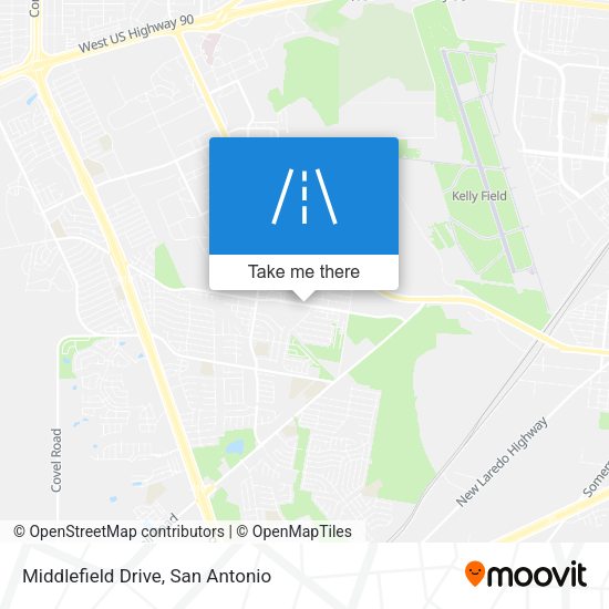 Middlefield Drive map