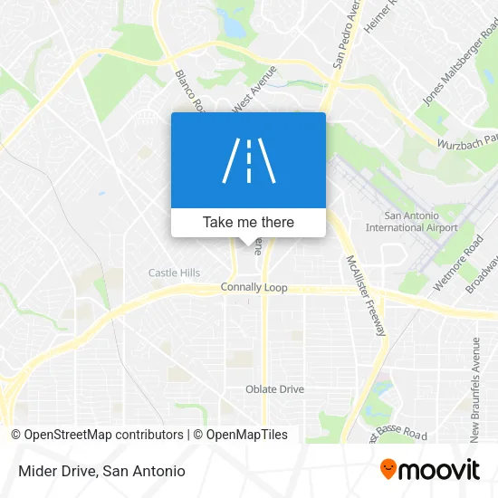 Mider Drive map