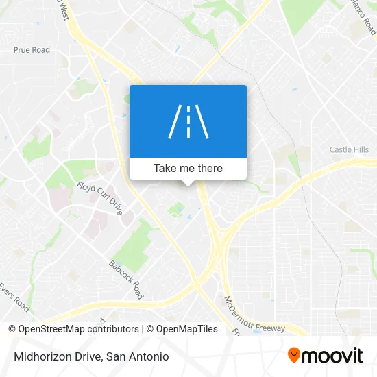 Midhorizon Drive map