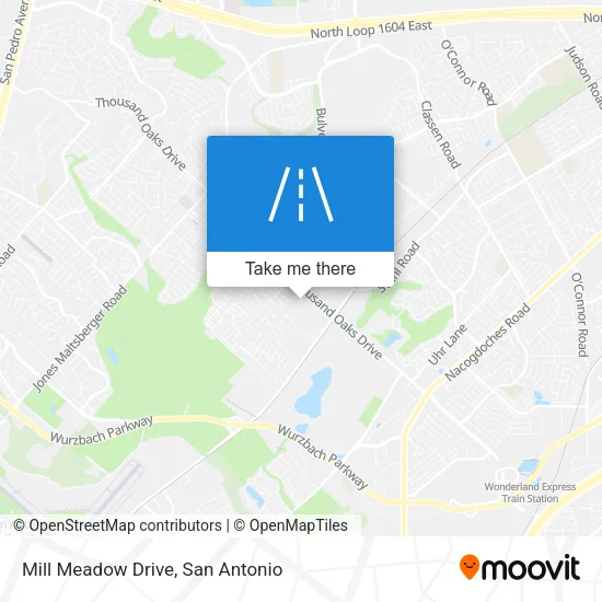 Mill Meadow Drive map