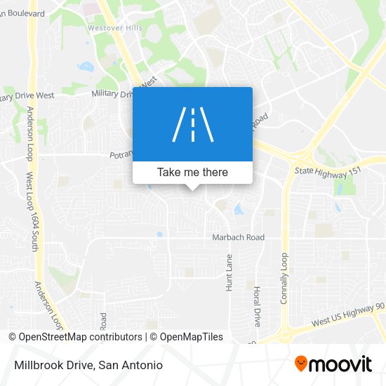 Mapa de Millbrook Drive