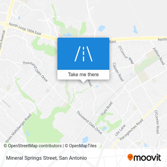 Mapa de Mineral Springs Street