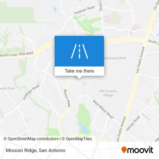 Mapa de Mission Ridge