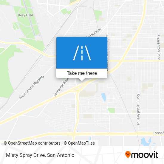 Misty Spray Drive map