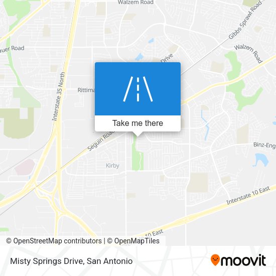 Misty Springs Drive map