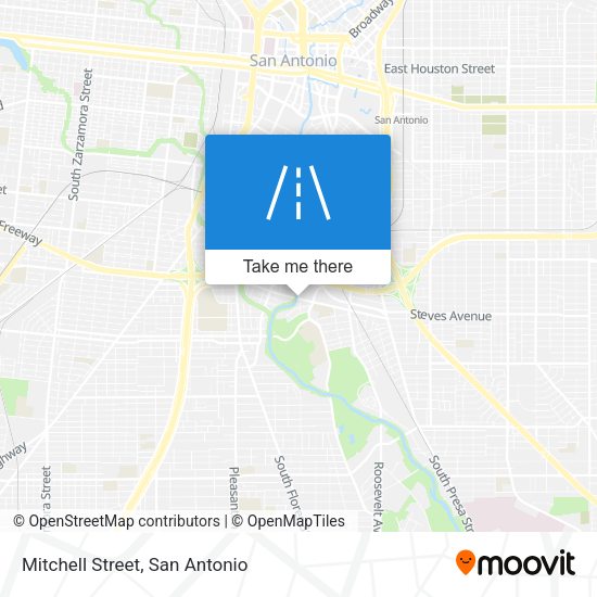 Mitchell Street map