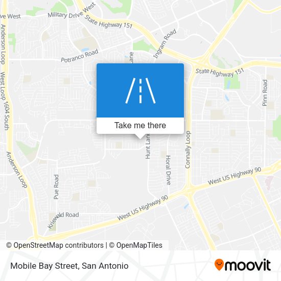 Mapa de Mobile Bay Street