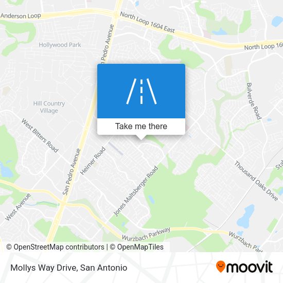 Mollys Way Drive map
