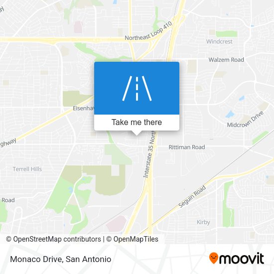 Mapa de Monaco Drive