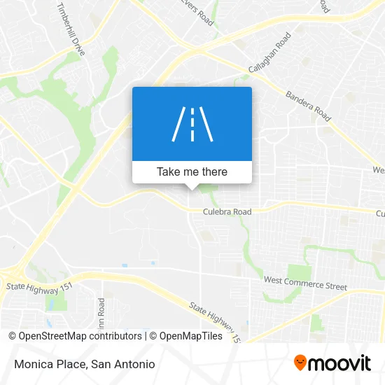 Mapa de Monica Place