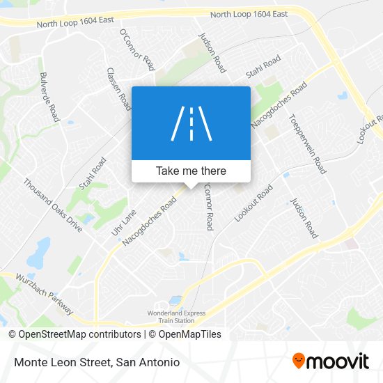Mapa de Monte Leon Street