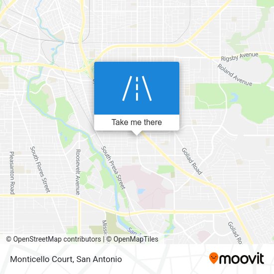 Monticello Court map