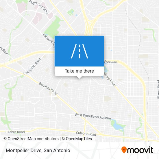 Montpelier Drive map