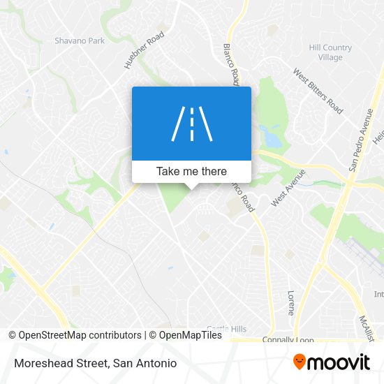 Mapa de Moreshead Street