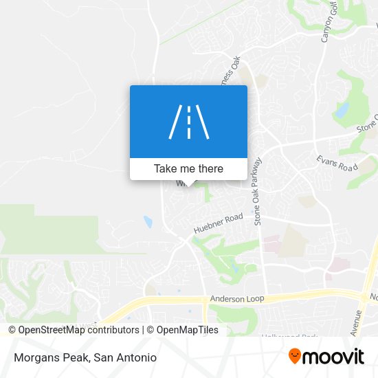 Mapa de Morgans Peak
