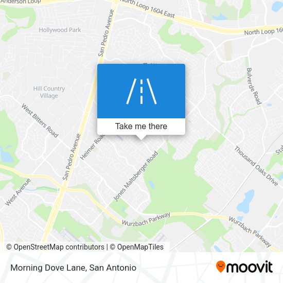 Morning Dove Lane map