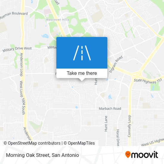 Mapa de Morning Oak Street