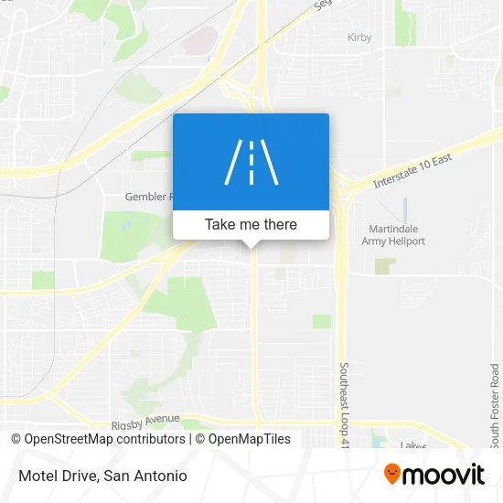 Motel Drive map