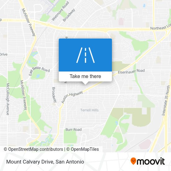Mount Calvary Drive map