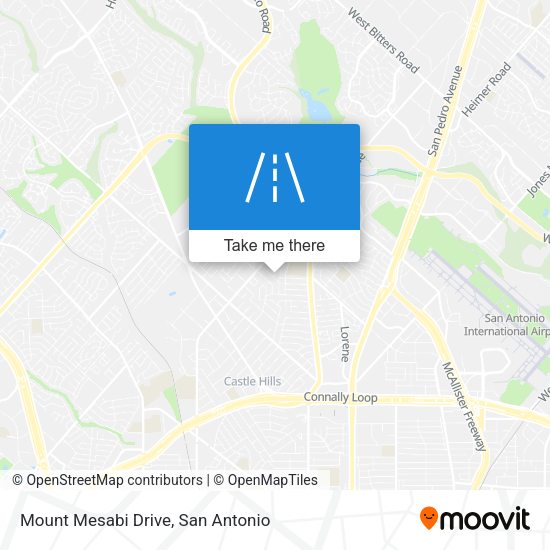 Mount Mesabi Drive map