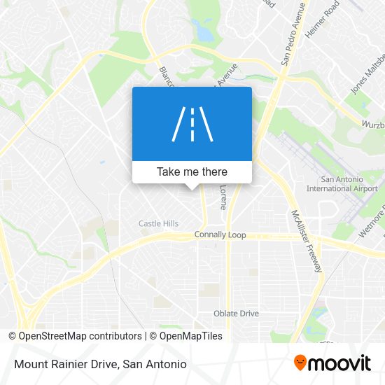 Mount Rainier Drive map