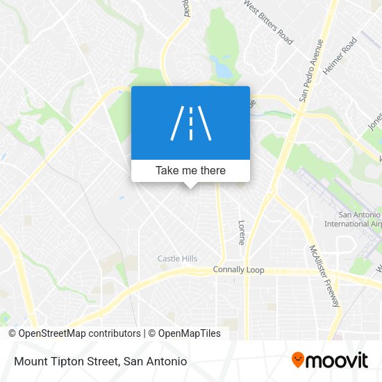 Mount Tipton Street map